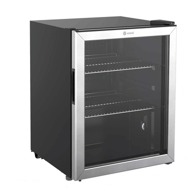 Vremi 2.7 Cubic Foot Glass Door 2 Adjustable Shelves Mini Fridge (For Parts)