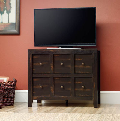 Sauder Woodworking 418232 Dakota Pass Anywhere Console Media TV Stand - Open Box
