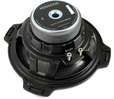 2) Kenwood 2000 Watt 12 Inch 4 Ohm Subwoofers + QPOWER Dual Sealed Enclosure