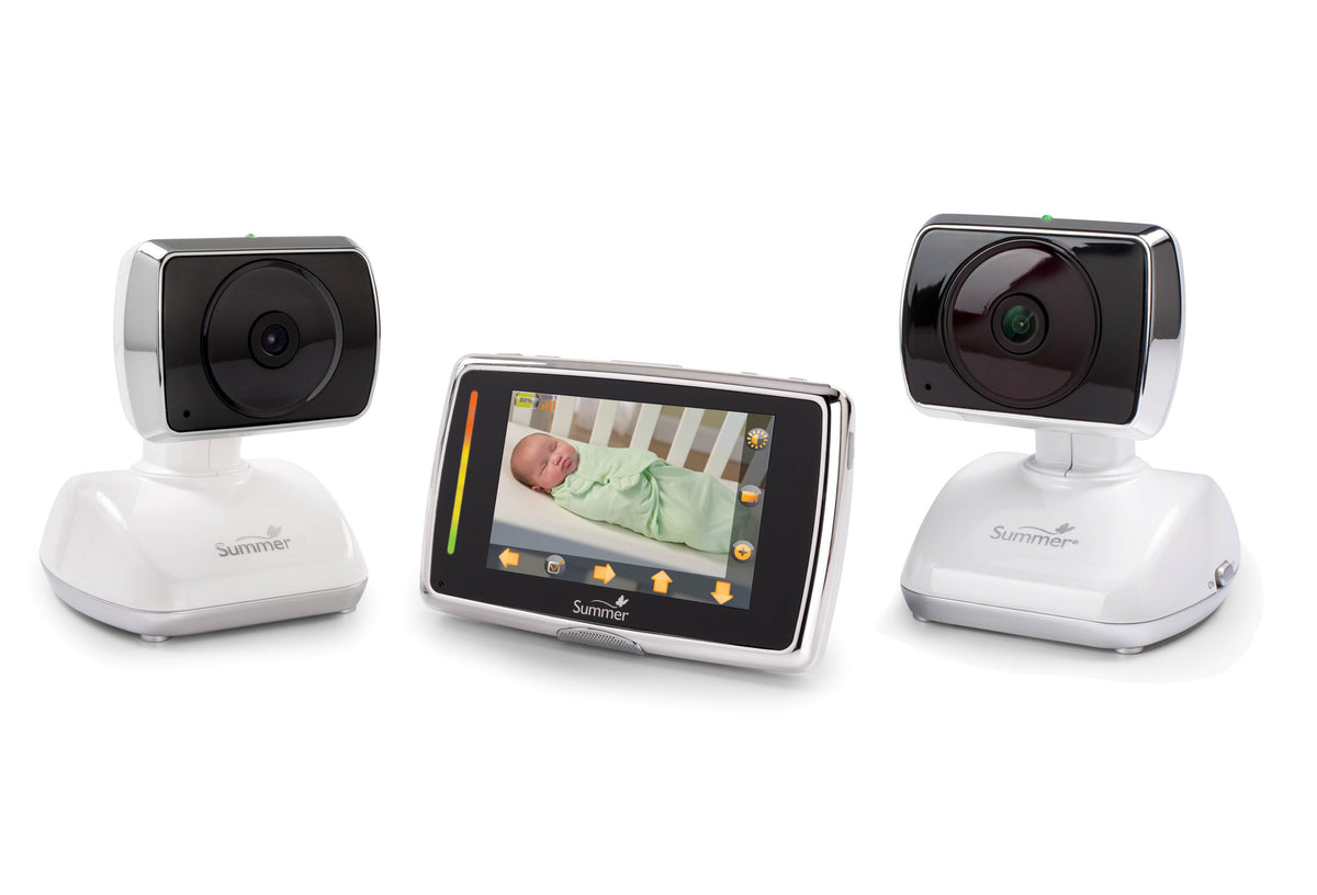 Summer Infant 29240 3.5" Touchscreen Digital Color Video Monitor & Extra Camera