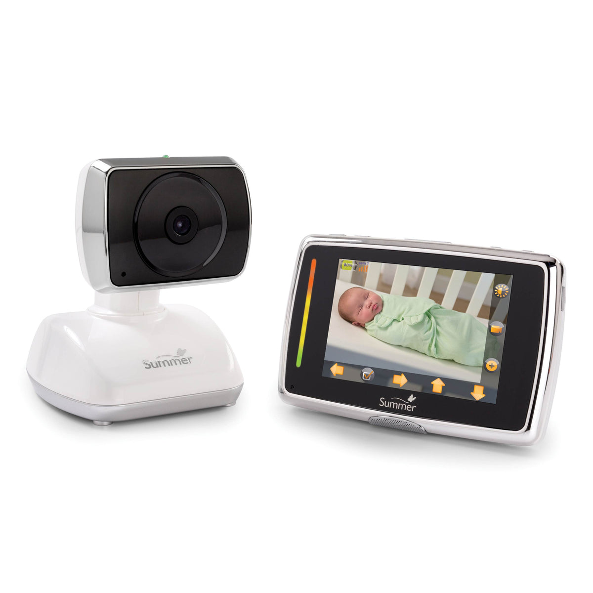 Summer Infant 29240 3.5" Touchscreen Digital Color Video Monitor & Extra Camera