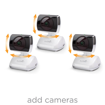 Summer Infant 29240 3.5" Touchscreen Digital Color Video Monitor & Extra Camera