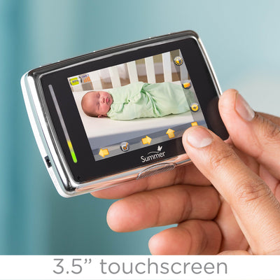 Summer Infant 29240 3.5" Touchscreen Digital Color Video Monitor & Extra Camera