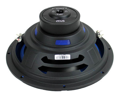 2) Hifonics ZW12D4 Zeus 12" 1200W Car Subwoofers + Mono Amplifier+Amp Kit+Box