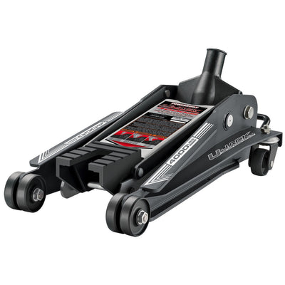 Powerbuilt 2-Ton 4000-LB U-Jack Garage and Shop Vehicle Floor Jack, Black (Used)