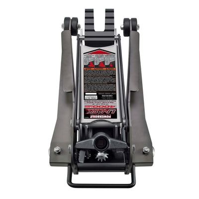 Powerbuilt 2-Ton 4000-LB U-Jack Garage and Shop Vehicle Floor Jack, Black (Used)