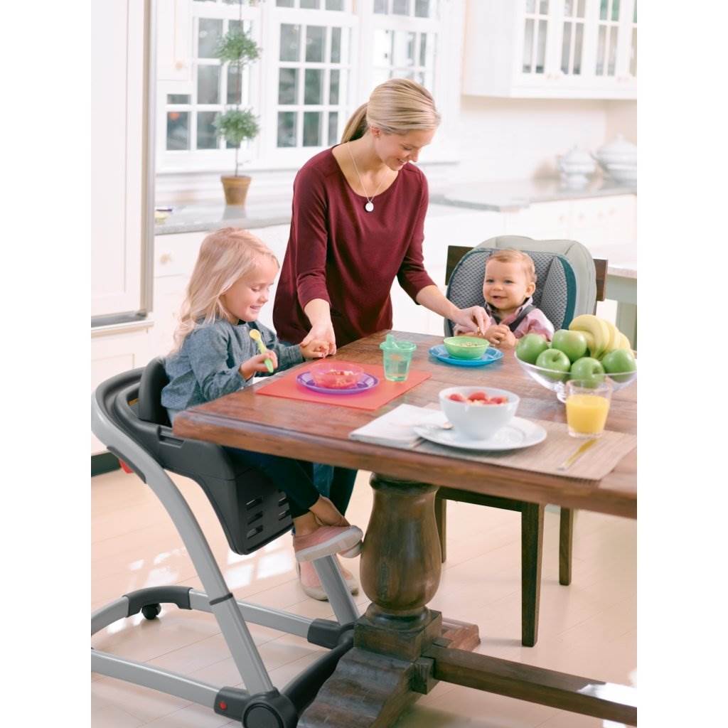 Graco Blossom Convertible 4-in-1 Highchair Seating System and Playard, Sapphire