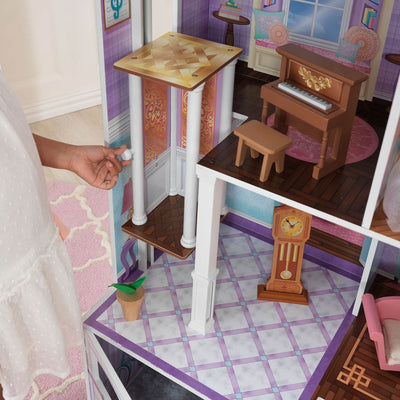 KidKraft Country Estates Dollhouse Wooden Pretend Play House |65242 - Open Box