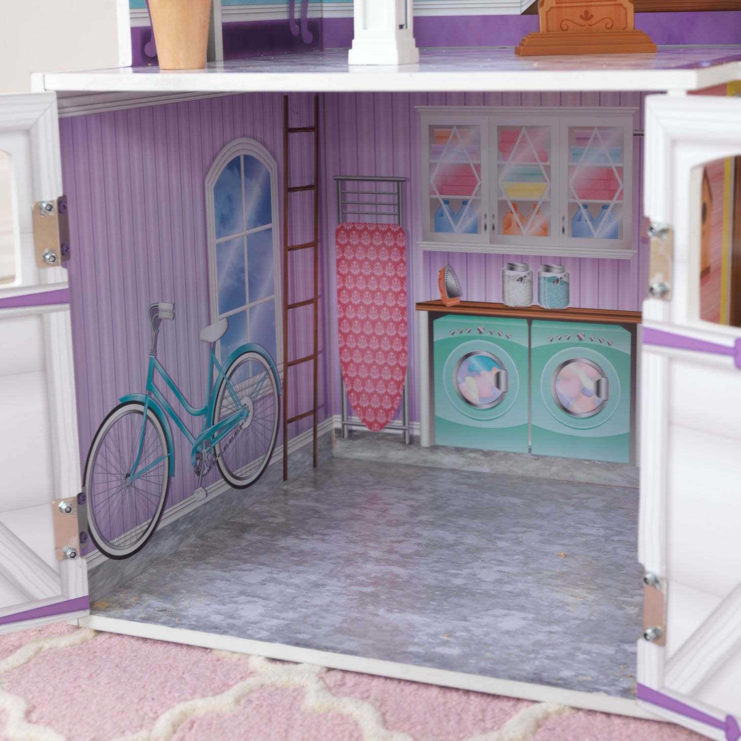 KidKraft Country Estates Dollhouse Wooden Pretend Play House |65242 - Open Box