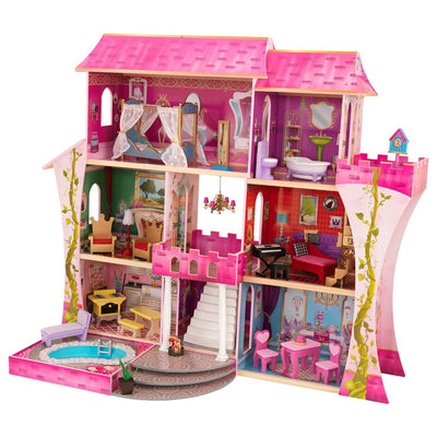 KidKraft Once Upon a Time Dollhouse Wooden Play House - Open Box