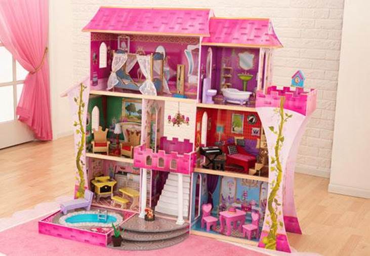 KidKraft Once Upon a Time Dollhouse Wooden Play House - Open Box