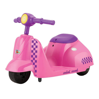 Razor Jr. Mini Mod Electric Scooter Rid-On Little Kids Moped, Pink | Open Box