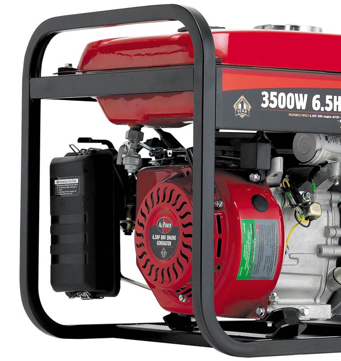 All Power APG3001 3,500 Watt 6.5 HP OHV 4-Cycle Gas Portable Generator (Used)
