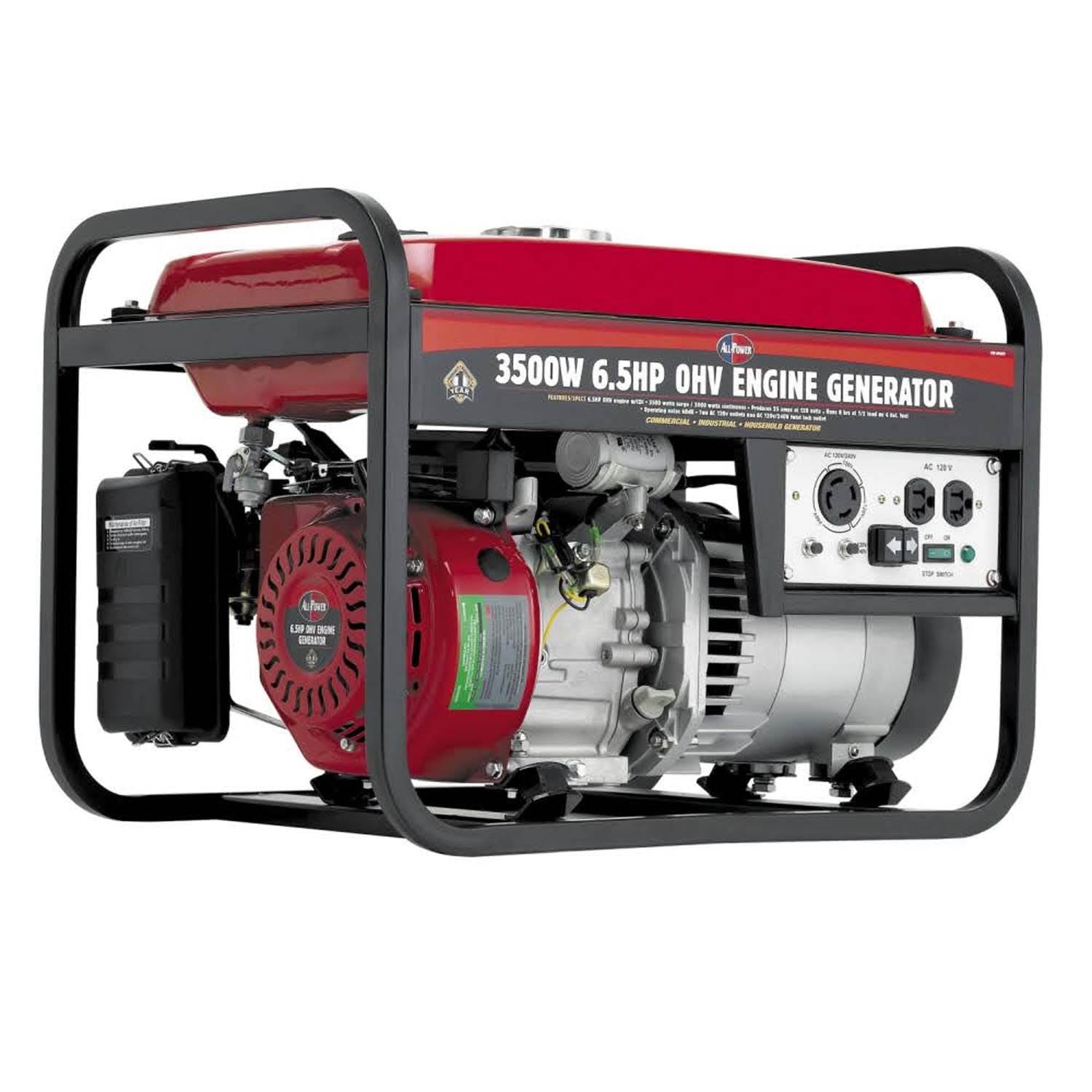 All Power 3,500 Watt 6.5 HP OHV 4-Cycle Gas Powered Generator (Open Box)