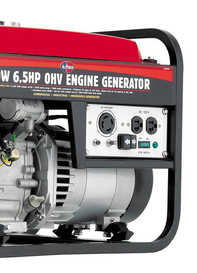 All Power APG3001 3,500 Watt 6.5 HP OHV 4-Cycle Gas Portable Generator (Used)