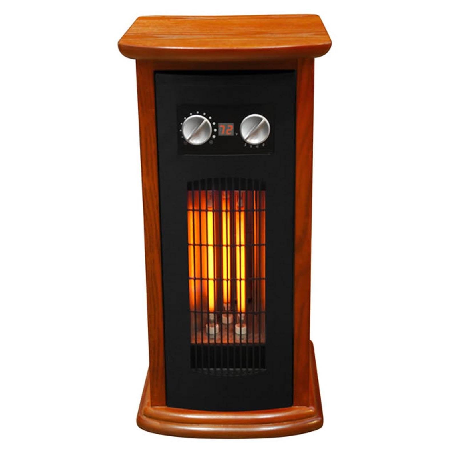 LifeSmart 1500W Medium to Large Room 21" Infrared Space Heater (Broken Knob)