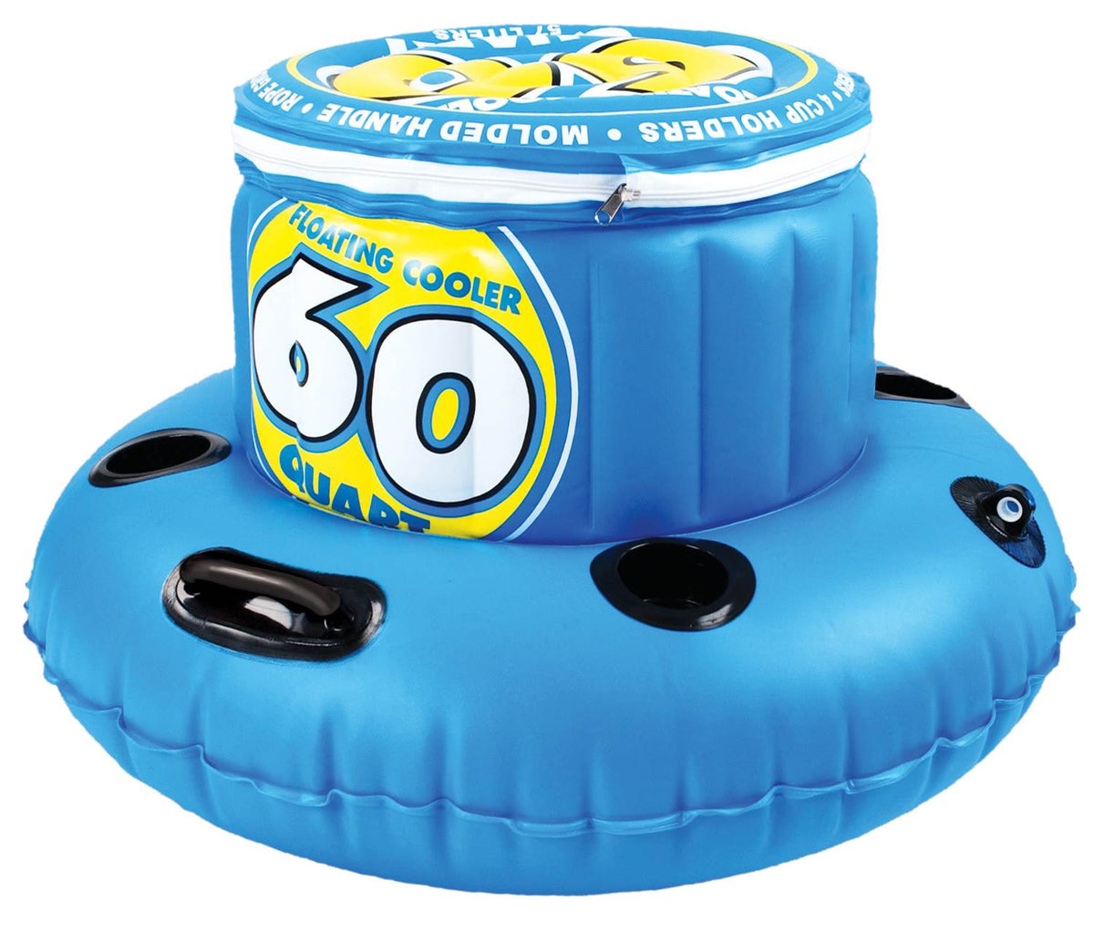 Sportsstuff 40-1010 Swimming Pool Lake Inflatable Floating Cooler 60 Quart