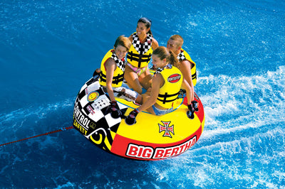 SPORTSSTUFF Big Bertha 53-1329 Towable 1-4 Person Boat Water Sports Tube (Used)