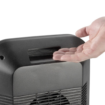 Lasko Flat Panel 1500W Digital Control Ceramic Space Heater, Black (For Parts)