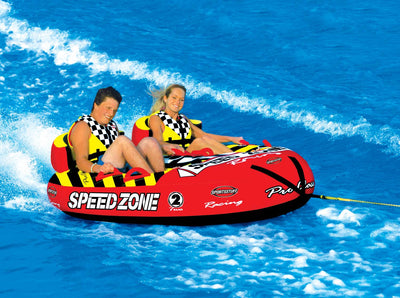 SPORTSSTUFF 53-1931 Speedzone 2 Double Rider Towable Inflatable Tube - Open Box