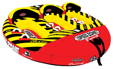 SPORTSSTUFF 53-1940 Speedzone 3 Triple Rider Towable Boat Lake Inflatable Tube