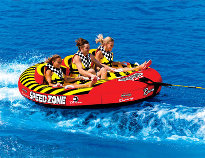 SPORTSSTUFF 53-1940 Speedzone 3 Triple Rider Towable Boat Lake Inflatable Tube
