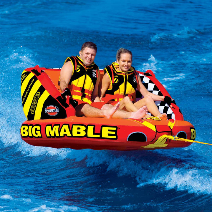 Sportsstuff Big Mable Sitting Double Rider Towable Boat and Lake Tube (Used)