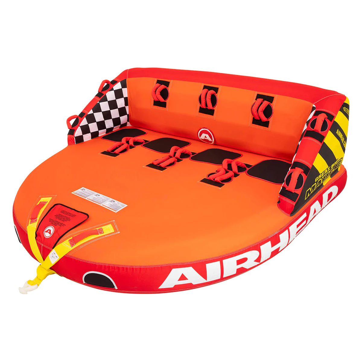 SPORTSSTUFF Great Big Mable Quadruple Rider Inflatable Towable Tube (For Parts)