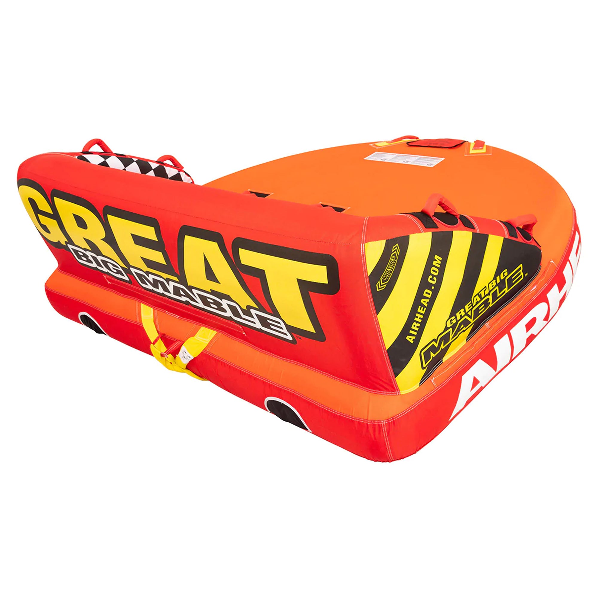 SPORTSSTUFF Great Big Mable Quadruple Rider Inflatable Towable Tube (For Parts)