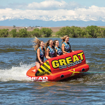 SPORTSSTUFF NEW Great Big Mable Quadruple Rider Inflatable Towable Tube (Used)