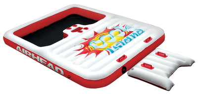 NEW AIRHEAD AHCI-1 Cool Island 6 Person Inflatable Lounger Float Raft Pool Lake
