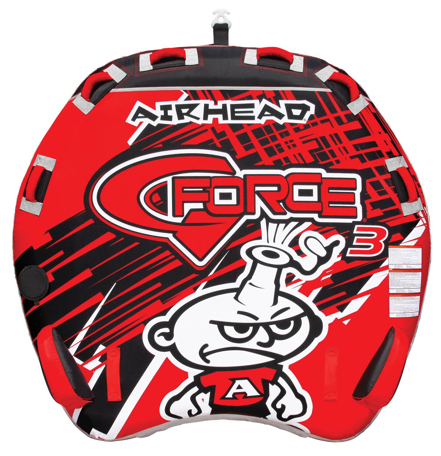 AIRHEAD AHGF-3 G-Force 3 Triple Rider Inflatable Towable Lake Tube (Open Box) - VMInnovations