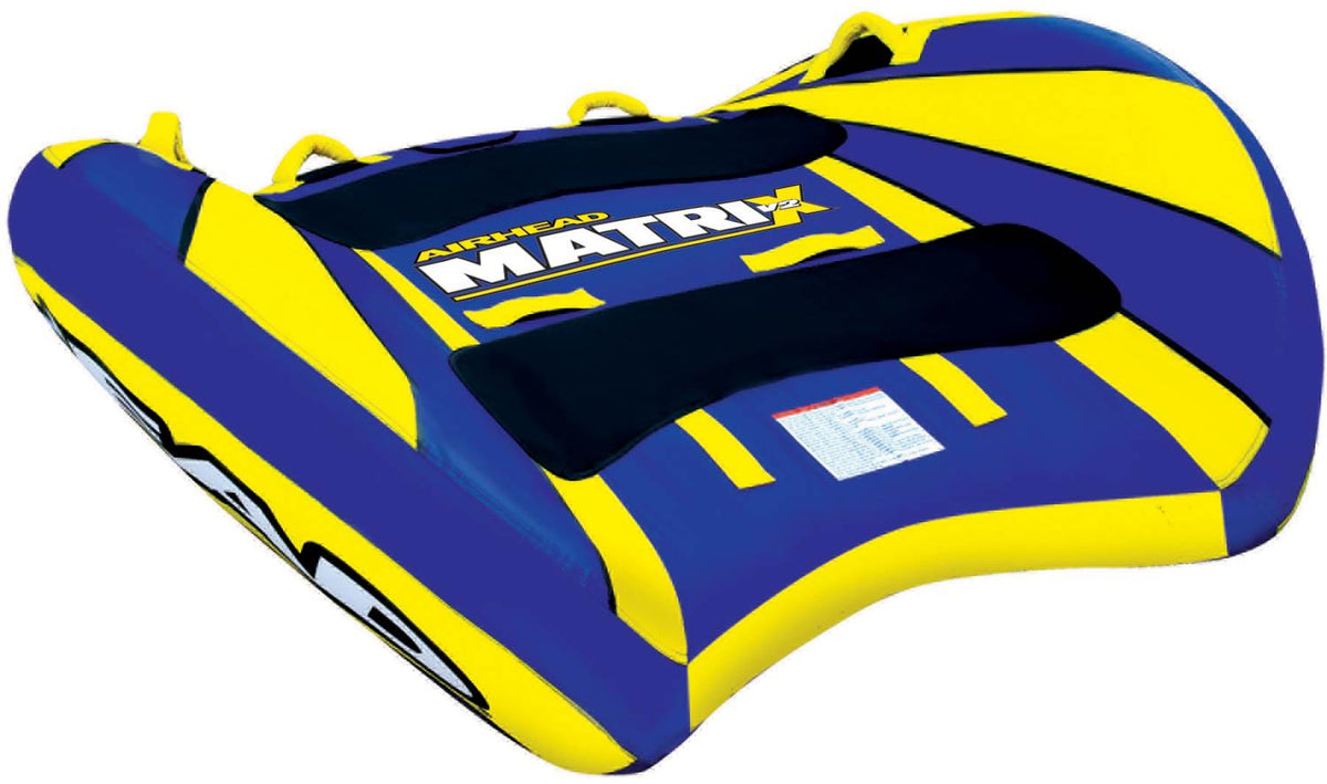 AIRHEAD AHMX-V2 Matrix V2 Inflatable Double Rider Lake Water Towable Tube (Used)