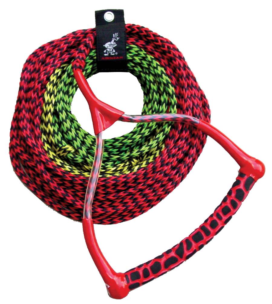 AIRHEAD Water Ski Wakeboard 3-Section Rope w/ Radius Handle + EVA Grip(Open Box)