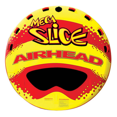 AIRHEAD AHSSL-4 Mega Slice 4 Rider Inflatable Towable Lake Water Tube (Open Box)
