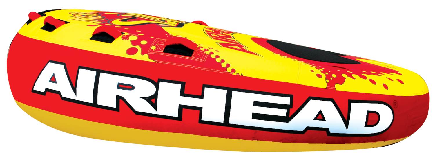 AIRHEAD AHSSL-4 Mega Slice 4 Rider Inflatable Towable Lake Water Tube (Open Box)