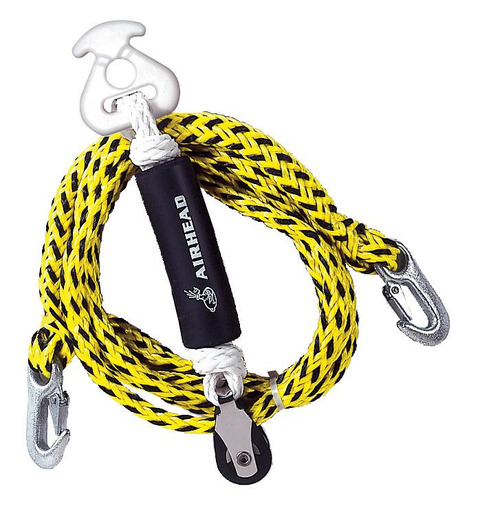 AIRHEAD AHTH-3 Tow Harness Ski Wakeboard 2 Rider Centering Towables (Open Box)