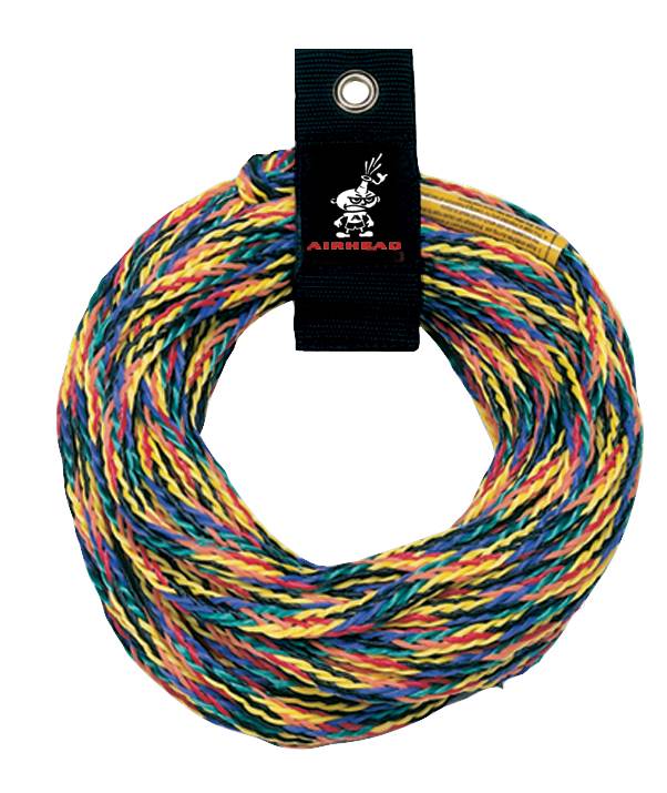 AIRHEAD AHTR-60 60 Foot Length 2375 Pound Tensile Strength 2 Rider Tube Tow Rope