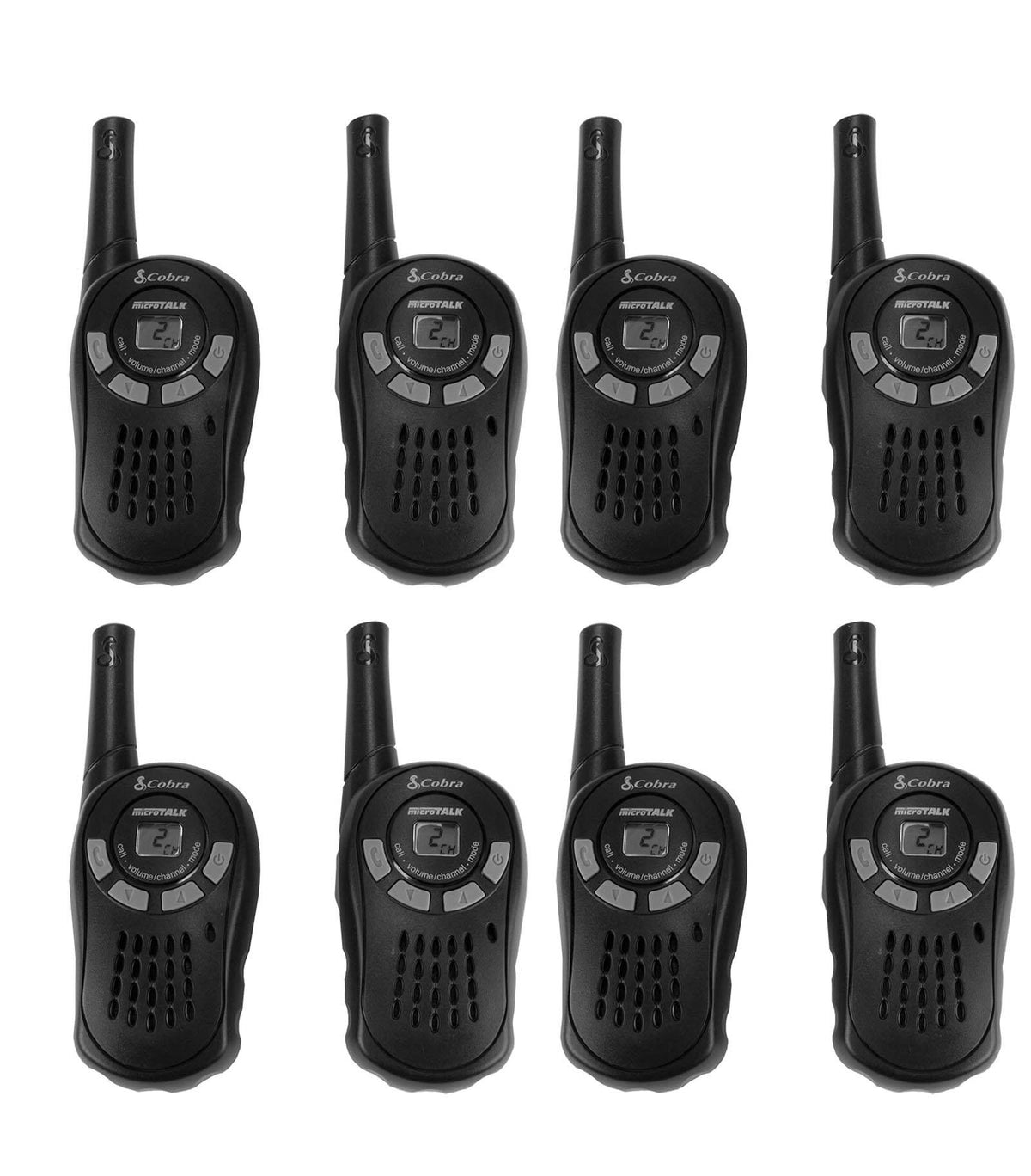 (8) COBRA MicroTalk 16 Mile 22 Ch FRS/GMRS Walkie Talkie 2-Way Radios | CX101A