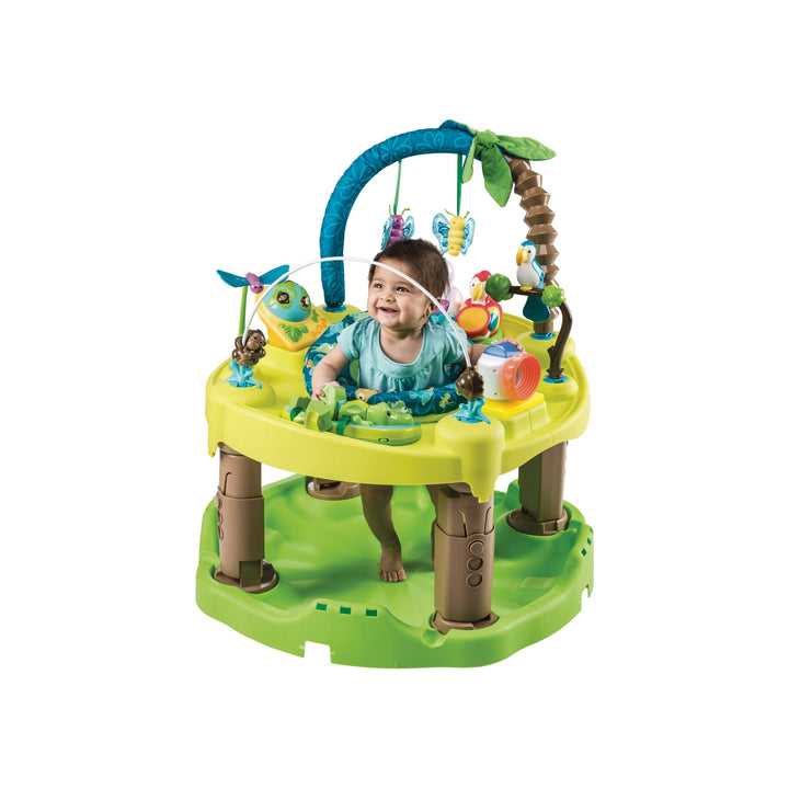 Evenflo ExerSaucer Triple Fun Saucer Life In The Amazon Bouncer Activity Center - VMInnovations
