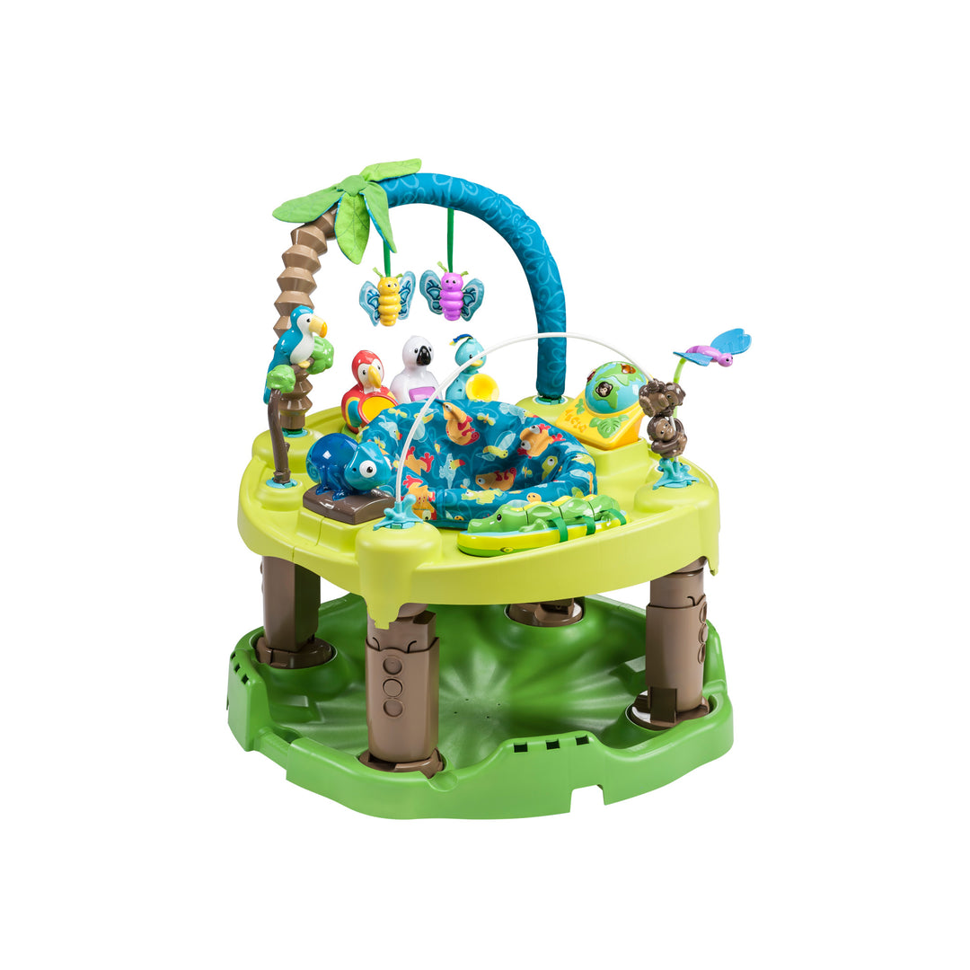 Evenflo ExerSaucer Triple Fun Saucer Life In The Amazon Bouncer Activity Center - VMInnovations