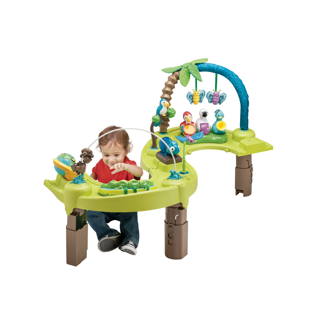 Evenflo ExerSaucer Triple Fun Saucer Life In The Amazon Bouncer Activity Center - VMInnovations