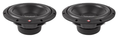 2) ROCKFORD R2D2-10 10 Inch Subwoofers + Dodge Ram 02-15 Box + Mono Amp + Wiring