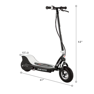 Razor E325 Electric 24 Volt Motorized Ride-On Kids Scooter, Black (Incomplete)