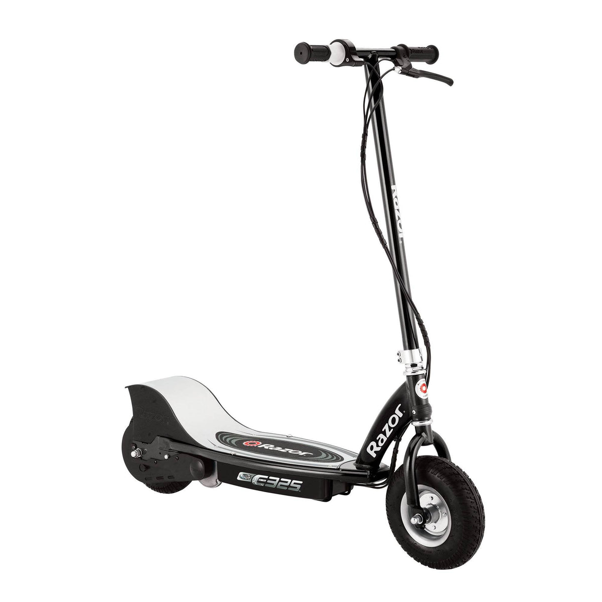 Razor Electric Rechargeable Scooter + Youth Helmet + Kids Elbow & Knee Pad Set