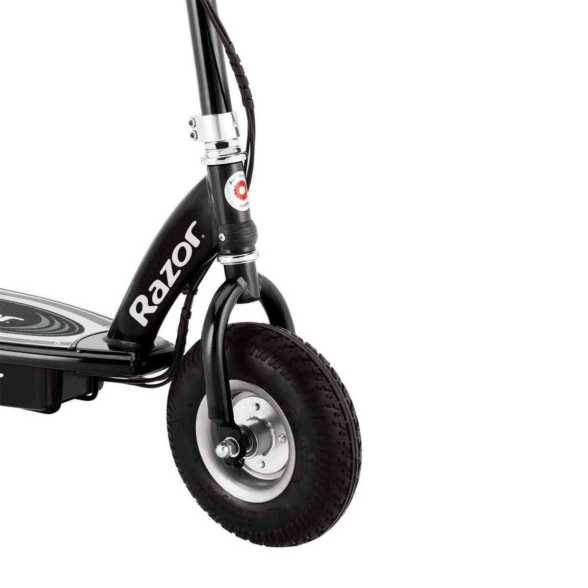 Razor Electric Rechargeable Scooter + Youth Helmet + Kids Elbow & Knee Pad Set
