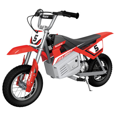 Razor MX350 Dirt Rocket Kids Electric Toy Motocross Motorcycle Dirt Bike, Red