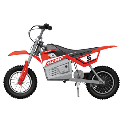 Razor MX350 Dirt Rocket 24V Electric Motorcycle Bike - Red (Open Box) (2 Pack)