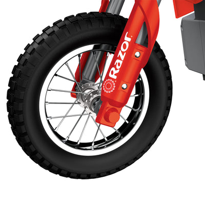 Razor MX350 Dirt Rocket Kids Electric Toy Motocross Motorcycle Dirt Bike, Red