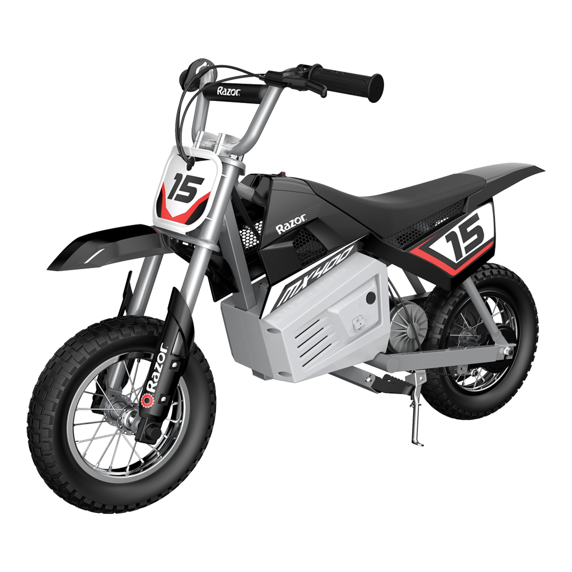 Razor MX400 24V Dirt Rocket Electric Motorcycle Bike | Black (Damaged) - VMInnovations